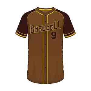 Short Sleeve Men Custom Baseball Button-Down jerseys BSBBJ1001