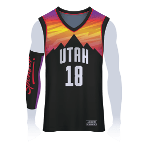 V-Neck  Men Custom Basketball Jerseys BKBJR2016