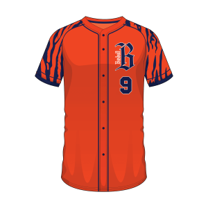 Short Sleeve Men Custom Baseball Button-Down jerseys BSBBJ1003