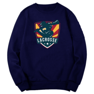 Crew Neck Full Sleeve Men Custom Lacrosse Sweatshirts LRSSS12503