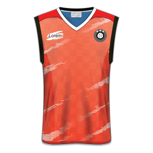 V-Neck Sleeveless Men Custom Volleyball Jerseys VLBJR4001