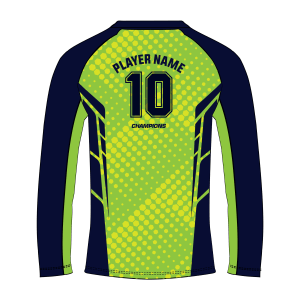 V-Neck Full Sleeve Men Custom Volleyball Jerseys VLBJR4014