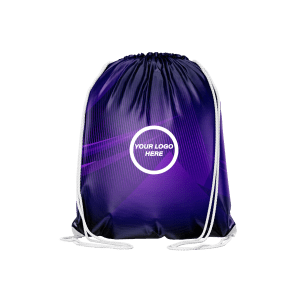 Printed Washable Custom Sublimated Drawstring Bags DTGBG20203
