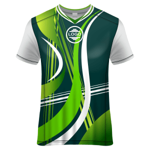 V- Neck Short Sleeve Men Custom Sublimated Jerseys SBTSI18244