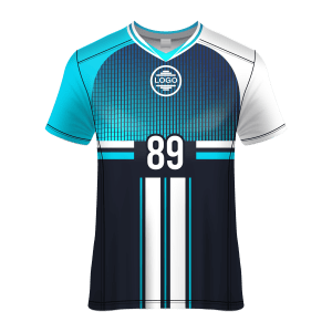 V- Neck Short Sleeve Men Custom Sublimated Jerseys SBTSI18245