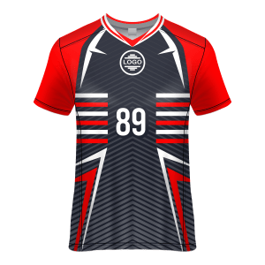 V- Neck Short Sleeve Men Custom Sublimated Jerseys SBTSI18246