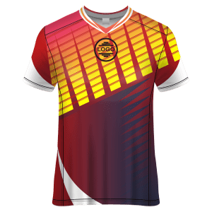 V- Neck Short Sleeve Men Custom Sublimated Jerseys SBTSI18248