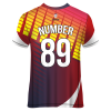 V- Neck Short Sleeve Men Custom Sublimated Jerseys SBTSI18248 - Thumbnail Image 4