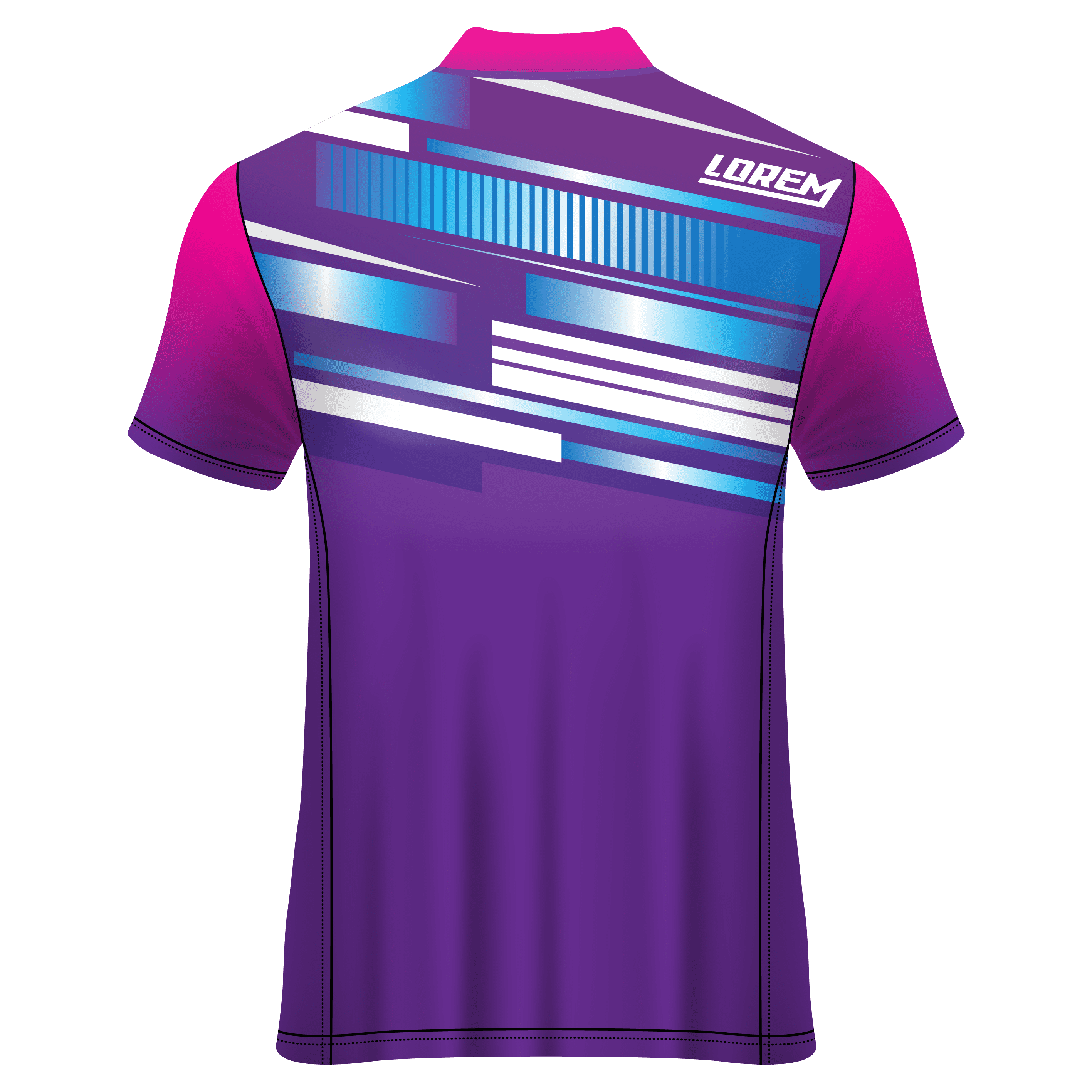 Polo Neck Short Sleeve Men Custom Sublimated Jerseys SBTSI18276 - Image 4