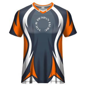 V- Neck Short Sleeve Men Custom Sublimated Jerseys SBTSI18283