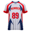 V- Neck Short Sleeve Men Custom Sublimated Jerseys SBTSI18292 - Thumbnail Image 4
