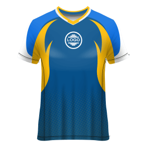 V- Neck Short Sleeve Men Custom Sublimated Jerseys SBTSI18293