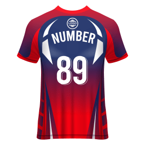 V- Neck Short Sleeve Men Custom Sublimated Jerseys SBTSI18294