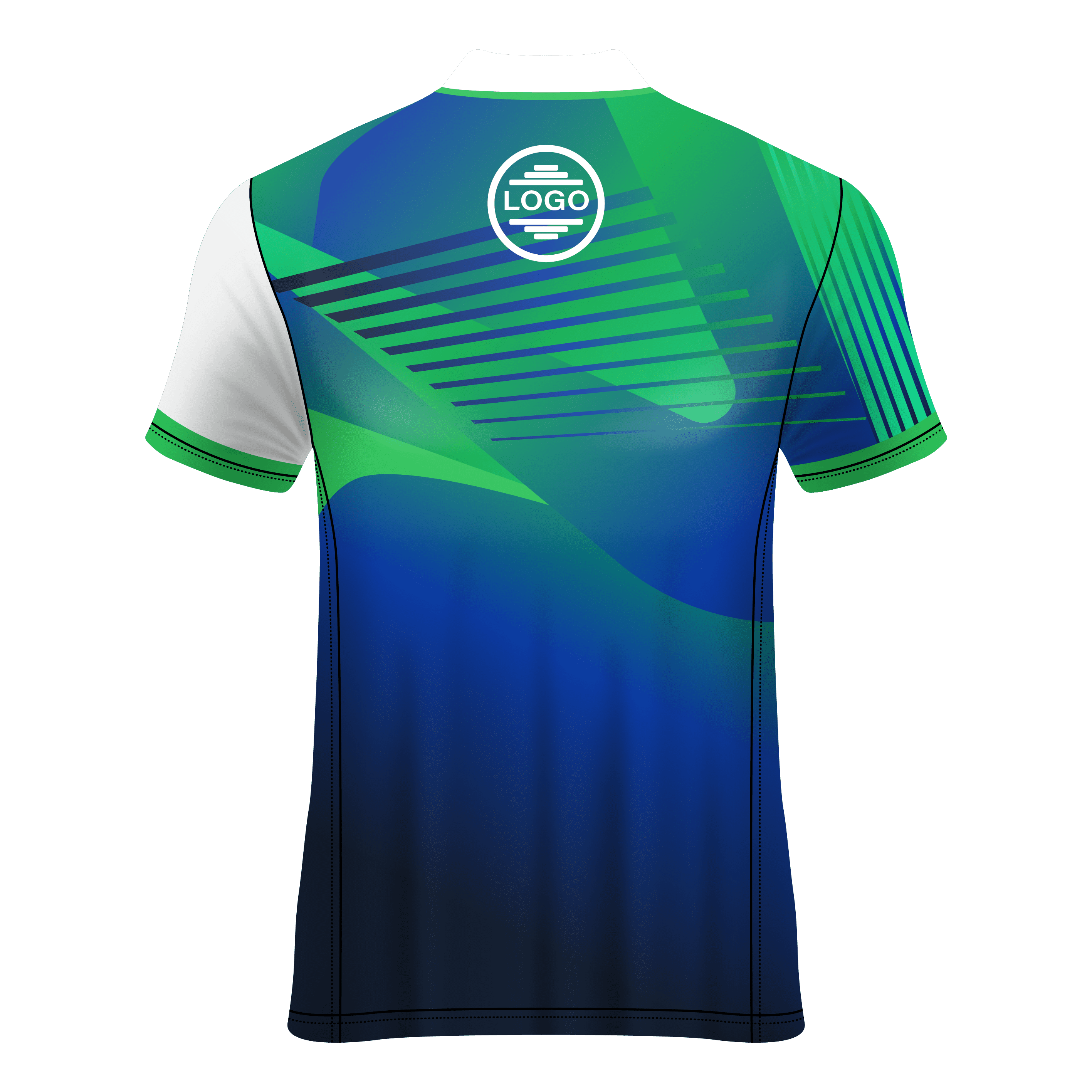 Polo Neck Short Sleeve Men Custom Sublimated Jerseys SBTSI1829912 - Image 2