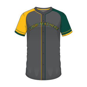 Short Sleeve Men Custom Baseball Button-Down jerseys BSBBJ1002