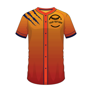 Short Sleeve Men Custom Baseball Button-Down jerseys BSBBJ1005