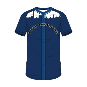 Short Sleeve Men Custom Baseball Button-Down jerseys BSBBJ1009