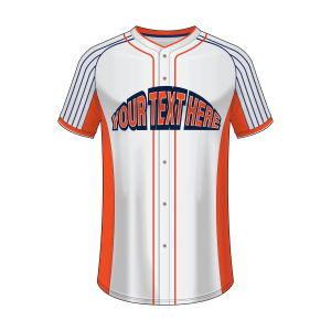 Short Sleeve Men Custom Baseball Button-Down jerseys BSBBJ1017
