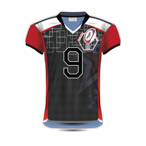 V-Neck Short Sleeve Men Custom Rugby Jerseys RGBJR10001
