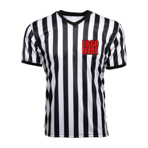 V-Neck Short Sleeve Custom Sublimated Mens Umpire Referee MUPRE16001