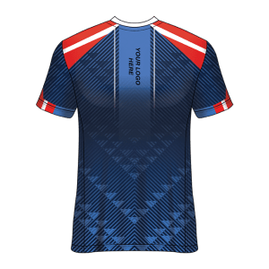 V- Neck Short Sleeve Men Custom Sublimated Jerseys SBTJR18003