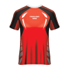 V- Neck Short Sleeve Men Custom Sublimated Jerseys SBTJR18005 - Thumbnail Image 2