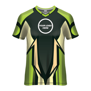 V- Neck Short Sleeve Men Custom Sublimated Jerseys SBTJR18009