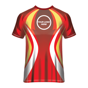 V- Neck Short Sleeve Men Custom Sublimated Jerseys SBTJR18010