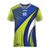 V- Neck  Short Sleeve Men Custom Sublimated Jerseys SBTJR18012 - Thumbnail Image 3