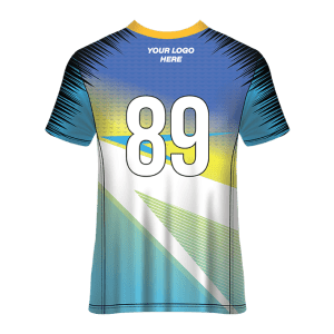 V- Neck Short Sleeve Men Custom Sublimated Jerseys SBTJR18013