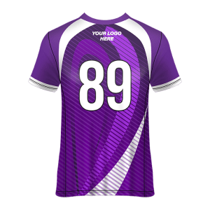 V- Neck Short Sleeve Men Custom Sublimated Jerseys SBTJR18015