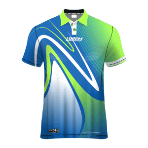 Polo Neck Short Sleeve Men Custom Sublimated Jerseys SBTJR18018