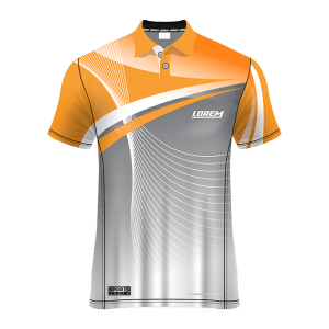 Polo Neck Short Sleeve Men Custom Sublimated Jerseys SBTJR18038