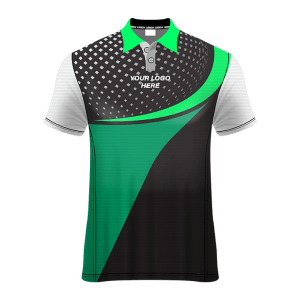 Polo Neck Short Sleeve Men Custom Sublimated Jerseys SBTJR18046