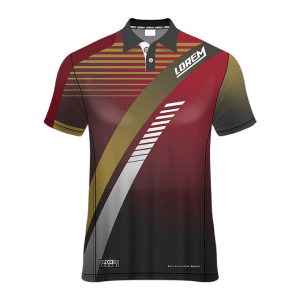 Polo Neck Short Sleeve Men Custom Sublimated Jerseys SBTJR18051