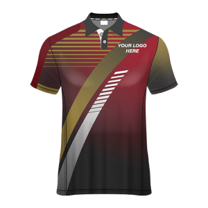 Polo Neck Short Sleeve Men Custom Sublimated Jerseys SBTJR18051