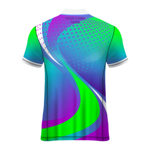 Polo Neck Short Sleeve Men Custom Sublimated Jerseys SBTJR18055