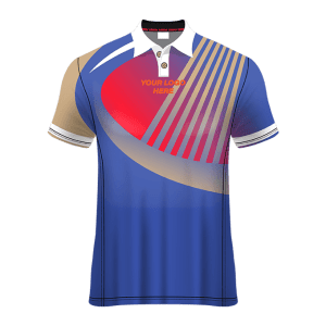 Polo Neck Short Sleeve Men Custom Sublimated Jerseys SBTJR18058