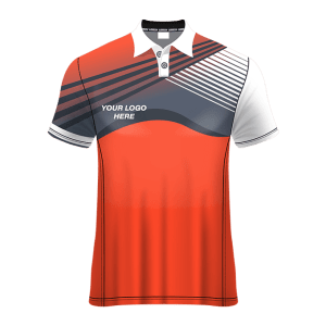 Polo Neck Short Sleeve Men Custom Sublimated Jerseys SBTJR18067