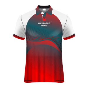 Polo Neck Short Sleeve Men Custom Sublimated Jerseys SBTJR18070