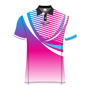 Polo Neck Short Sleeve Men Custom Sublimated Jerseys SBTJR18073