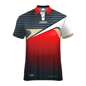 Polo Neck Short Sleeve Men Custom Sublimated Jerseys SBTJR18078