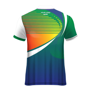 Polo Neck Short Sleeve Men Custom Sublimated Jerseys SBTJR18091