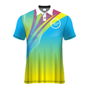 Polo Neck Short Sleeve Men Custom Sublimated Jerseys SBTJR18092