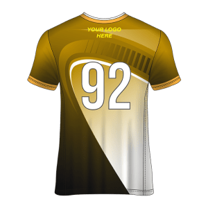 V- Neck Short Sleeve Men Custom Sublimated Jerseys SBTJR1809901