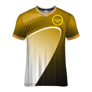 V- Neck Short Sleeve Men Custom Sublimated Jerseys SBTJR1809901