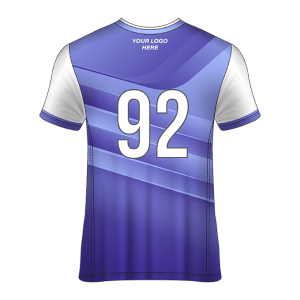 V- Neck Short Sleeve Men Custom Sublimated Jerseys SBTJR1809902