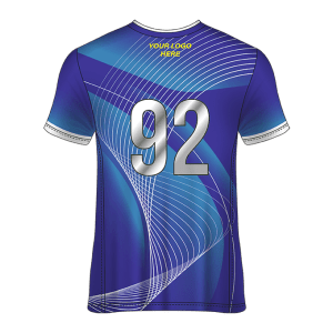 V- Neck Short Sleeve Men Custom Sublimated Jerseys SBTJR1809909