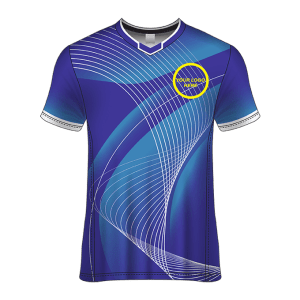 V- Neck Short Sleeve Men Custom Sublimated Jerseys SBTJR1809909