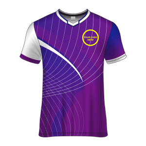 V- Neck Short Sleeve Men Custom Sublimated Jerseys SBTJR1809910